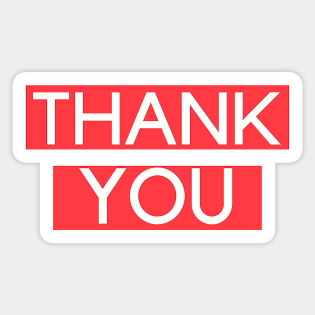 Thank You : Thanks Sticker by GoodWills